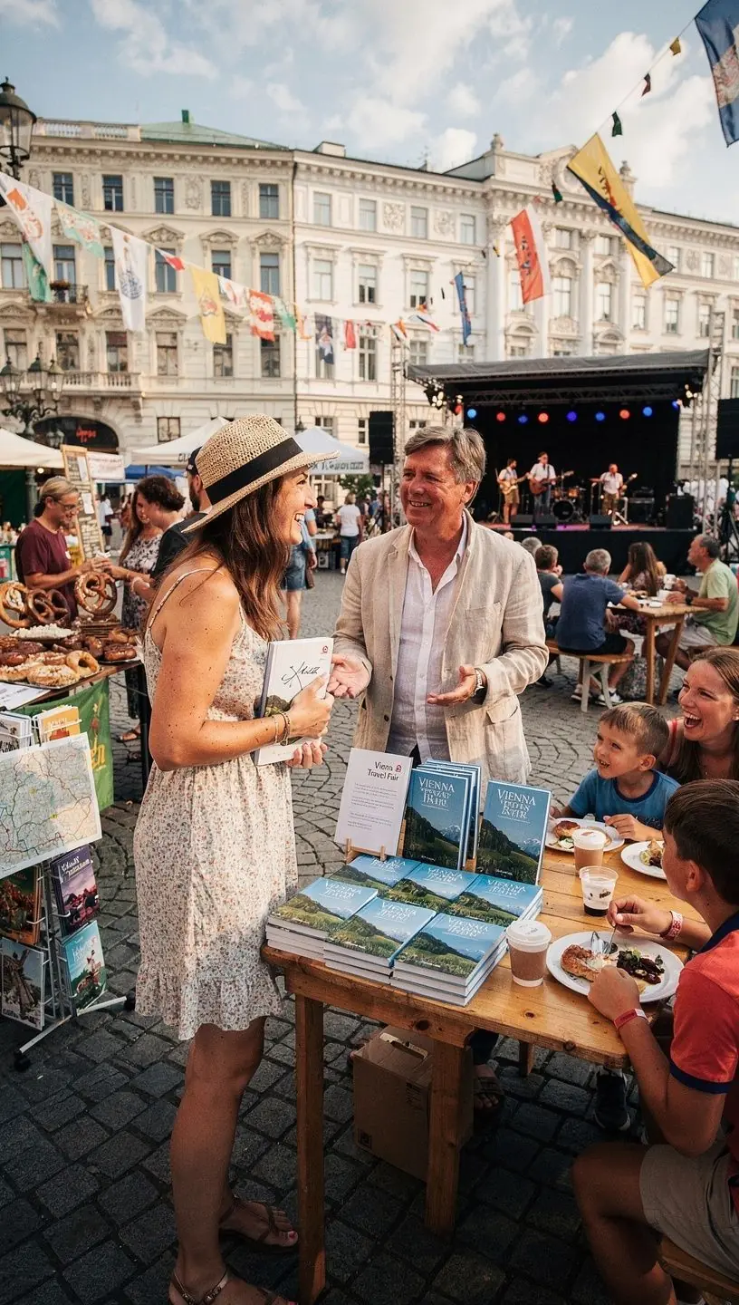 Eine Karte von Г–sterreich mit markierten SehenswГјrdigkeiten und Wanderwegen.